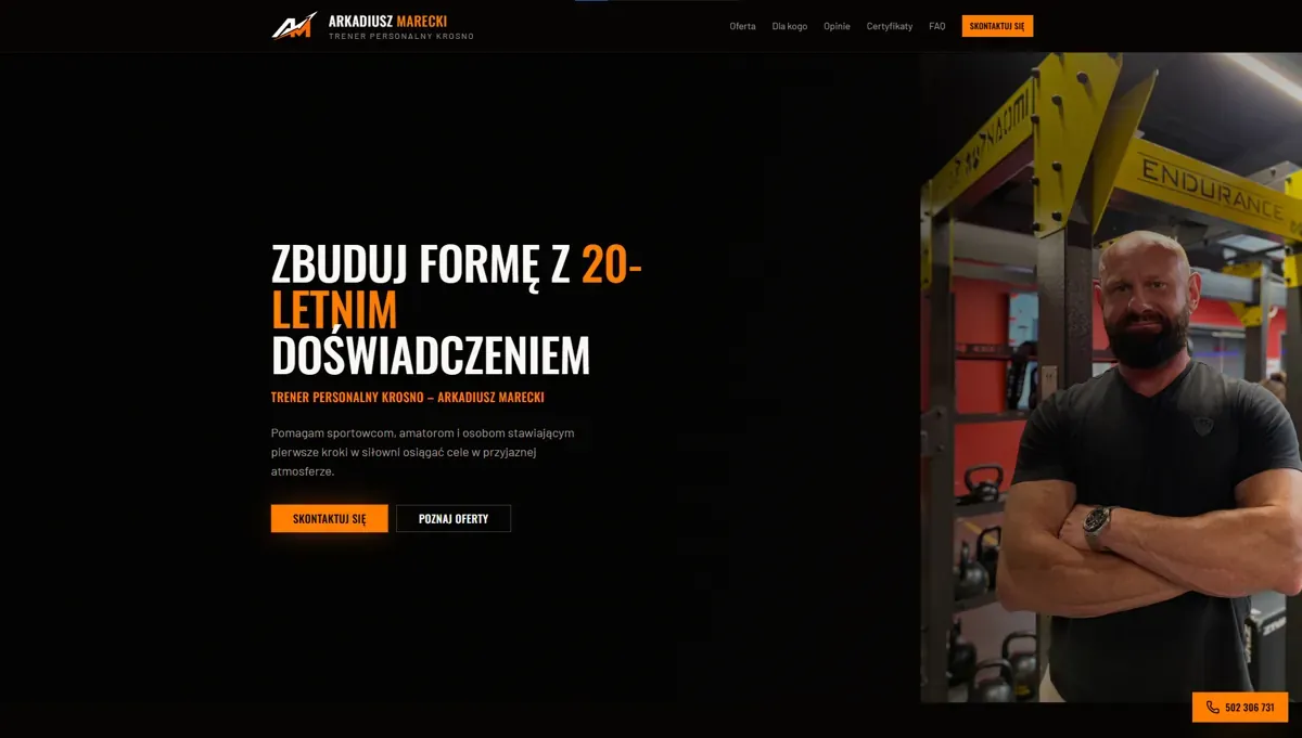 Zrzut ekranu Arkadiusz Marecki